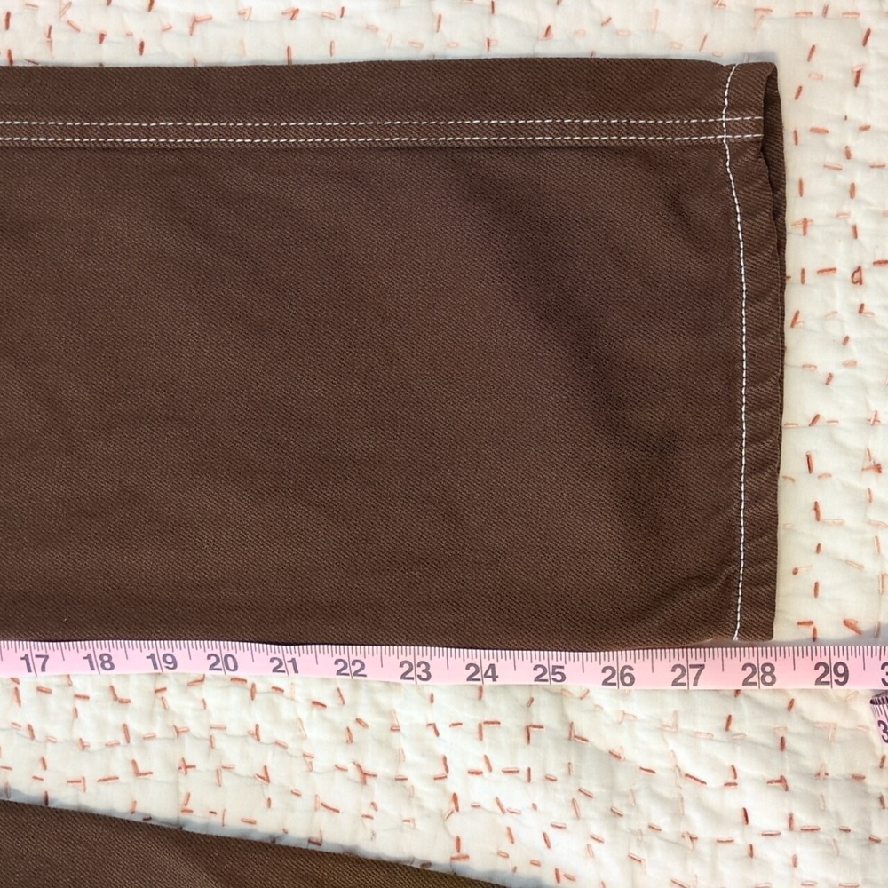Reformation Cowboy High Rise Straight Jeans - Chocolate 27 - Picture 7 of 11